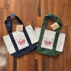 【新品未使用】トレーダー ジョーズ ミニ エコ バッグ トート 2色セット