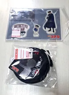 ★名探偵コナン アクリルスタンド　ポーチ　2点セット【新品•未開封】