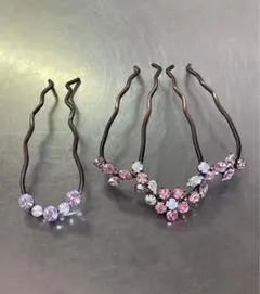 発表会 披露宴 ヘアアクセサリーねいる屋さん アージュコームセットスワロフスキー