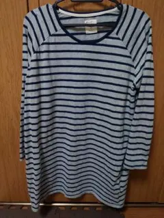 Heart Market ストライプ 七分袖 Tシャツ M