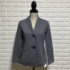 ジャンニロジュディチェ【36】テーラードジャケット ダブル ストライプ