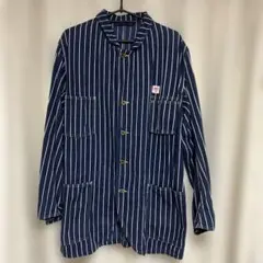 KAPITAL ネイビーストライプカバーオール