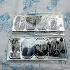 ドクターストーン ザッキャラ ポップアップ アクリルナンバープレート 2個セット