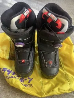 ヘッド　スノーボードブーツ ブラック/パープル　23センチ　杏樹さま専用❗️