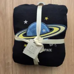 GU キッズ パジャマセット フリース　長袖長ズボン 140cm ネイビー