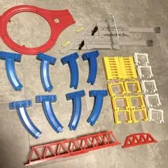 プラレール　レールセット　橋脚　鉄橋