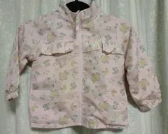 ウインドブレーカー 110cm　ウズランド　ウサギ＆花柄