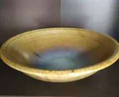 大理石 洗面桶 ゴブレット 花器 食 生け花 黒 削り出し ボウル 水鉢