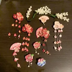 つまみ細工 髪飾り 12点セット＊七五三におすすめ