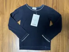 CoreRa 長袖シャツ　紺色　110センチ