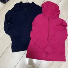 UNIQLO UVパーカー110cm 130cm エアリズム　セット