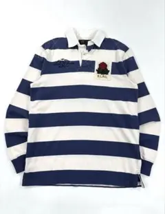 ラルフローレン RUGBY ラガーシャツ XXS オレンジ/ブルー - メルカリ