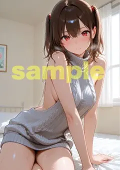 【ラミネート無料】A4サイズポスター/美少女/s206