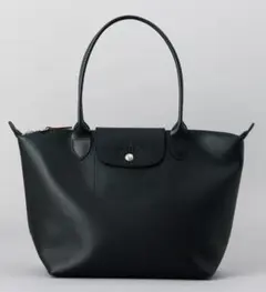 ロンシャンLongchampルプリアージュシティショルダーM　ブラックのサムネイル