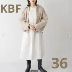 KBF ケービーエフ　キルティングレイヤードワンピース