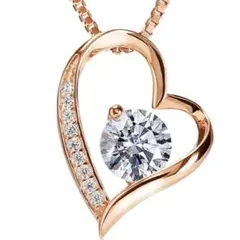 スワロフスキー オープンハート ネックレス レディース プレゼント ギフト