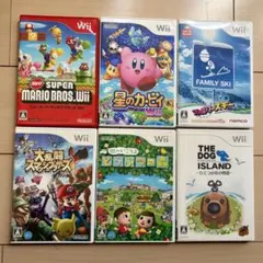 Wiiソフトまとめ売り スマブラ マリオ どうぶつの森 星のカービィ スキー