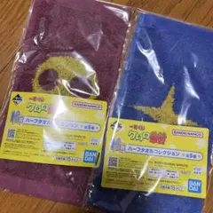 ケロロ軍曹　一番くじ　H賞　ハーフタオルコレクション　2種　ギロロ　ドロロ