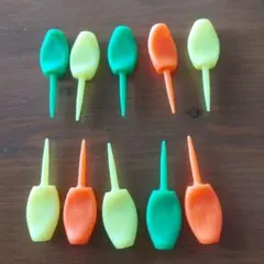 10個 パリティー 真っ直ぐ飛ぶゴルフティー ネオンカラー GENGEN 蛍光