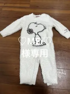 スヌーピー刺繍ロンパース 80サイズ