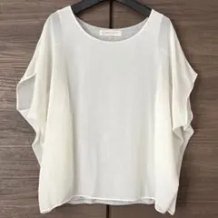 BEAUTY&YOUTH ゆったりシフォンブラウス