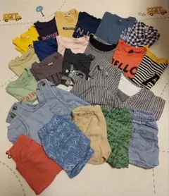 80サイズ　まとめ売り　半袖Tシャツ　ショートパンツ　サロペット　保育園