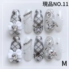 現品スナ系フレンチネイルチップガーリーワンホン量産型ちゅるん韓国地雷系量産型