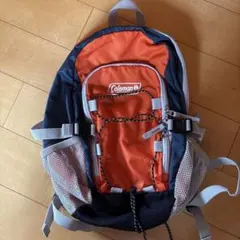 Coleman キッズ リュック オレンジ ネイビーのサムネイル