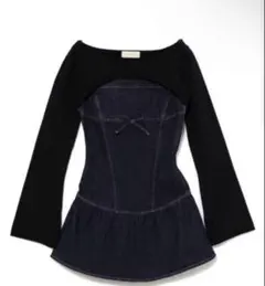 ANDMARY Bonnie denim mini dress - メルカリ