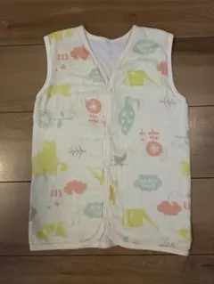 動物柄ノースリーブスリーパー　日本エンゼル株式会社　日本製　綿100% ベビー