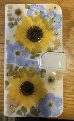 iPhone15promax押し花スマホケース