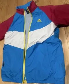 adidas ジップアップジャケット 青赤白