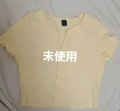 【未使用】SHEIN 韓国 トップス イエローのサムネイル