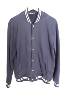 ナノ・ユニバース　スタジャン　長袖　紺色（深めの紺色）　Ｌ寸　大変きれい