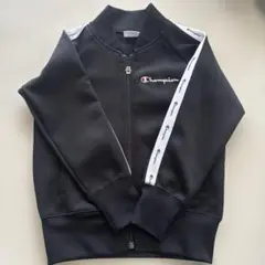 Champion キッズ トラックジャケット ブラックのサムネイル