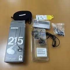 SHURE215 イヤホン ブラックのサムネイル