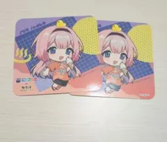 にじさんじ RAKU SPA 周央サンゴ コースター 2枚セット