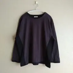 ＊studio CLIP＊サイド切り替えロングＴシャツ