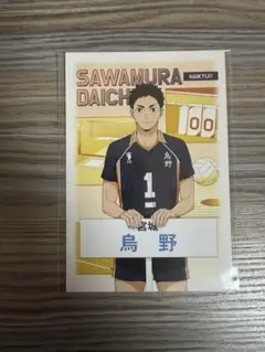 ハイキュー!! 主将・副主将フェア 特典 ポストカード 澤村大地