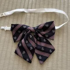 OLIVE des OLIVE リボンタイ ネイビー