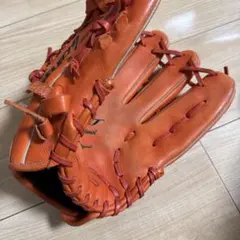 Mizuno 軟式グローブ オレンジ