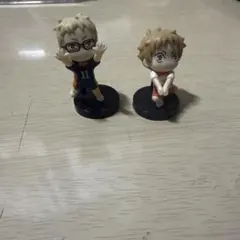 ハイキュー チョコエッグ フィギュア 2体セット 月島蛍、夜久衛輔