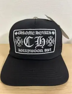 トラッカーハットメッシュキャップホワイトブラック