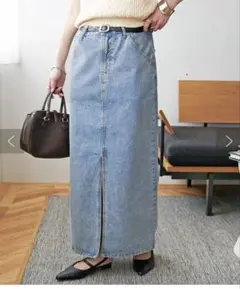 discoat 改良版　US コットンデニムナロースカート