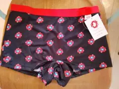 Expo 2025 ミャクミャク柄レディースショーツ ボクサーパンツ　黒