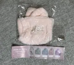 ジルスチュアート　ミニフラッフィー　トートバッグ　ピンク