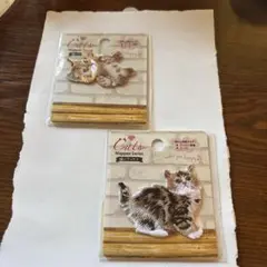 刺繍ワッペンセット 猫・クジラ・リンゴ