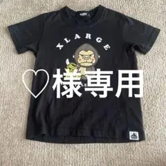 XLARGE KIDS ゴリラ半袖Tシャツ　黒　110