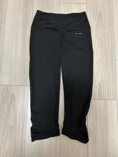 H&M スパッツ 裾ギャザー付き 黒 XS