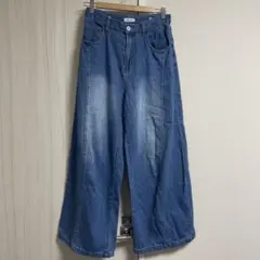 LEPSIM ワイドデニムパンツ Fサイズ